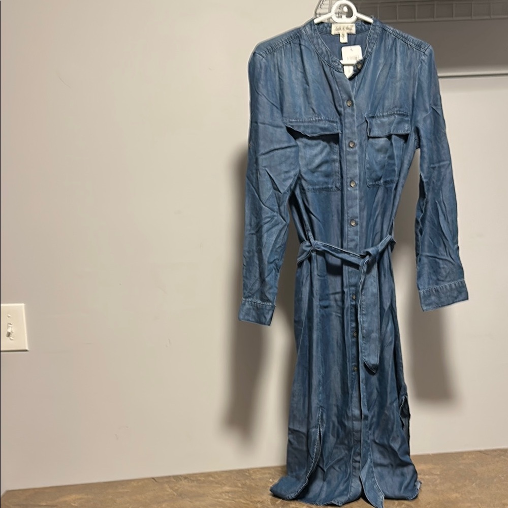 Cloth and Stone Curved Hem Dress